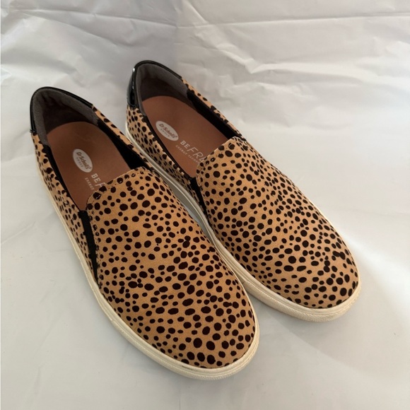 Dr Scholl's Women Size 8m Be Free  Nova Spotted Leopard Print Sneaker Shoe - Picture 3 of 8